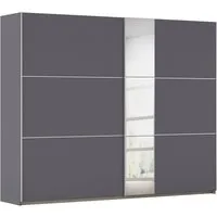 OTTO home Kleiderschrank Mehrzweckschrank Aktenschrank Möbel Mietswohnung TOPSELLER ASTANA (3 Ausstattungen BASIC/CLASSIC/PREMIUM (inkl. SOFT-CLOSE-FUNKTION) mit 3 Spiegelelementen, Metallgriffleisten alufarbig MADE IN GERMANY