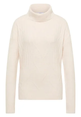 CECIL - Struktur Rollkragenpullover - Gr. - XXL
