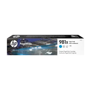 Original L0R09A HP 981X PW Color Tinte cyan HC