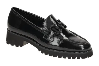 ara 12-31243 11 KENT 2.0 Damen Slipper Schwarz Strassbesatz Glitzer