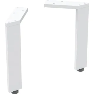 Geberit Set Füße schmal (2 Stück): H=22.5-23.3cm, weiß / pulverbeschichtet matt, 502330011 502330011