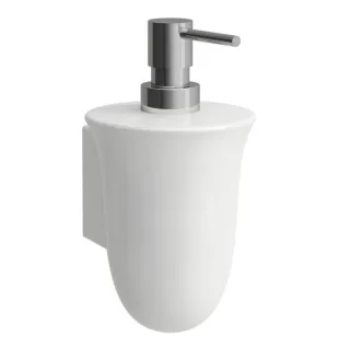 LAUFEN The new classic Seifenspender H8738550000001 9,5x10,5x12,5cm, weiß