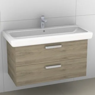 Artiqua 413 Waschtischunterschrank für IT! 121900, 121903, 121905 Sanremo Eiche quer NB, 413-WU2L-K1 413-WU2L-K115-7144-428