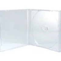 Mediarange CD-Hülle 100 CD Hüllen 1er Jewelcase 10,4 mm für je 1 BD / CD / DVD transparent