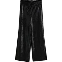 Next Samthose Samthose mit weitem Bein und Pailletten (1-tlg)