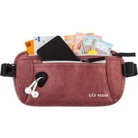 SAO ROQUE Bauchtasche Flache Damen Herren Bauchtasche, Diebstahlsicher RFID Schutz, Vegan, ultraflach, schweiß- und wasserfest, ultraleicht