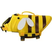FELIXLEO Schwimmweste Hunde Schwimmweste Rettungsweste Gelbe Biene S