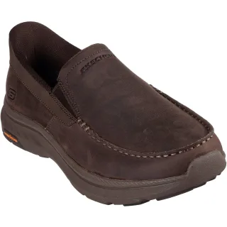 Skechers Pollard Osgood Leder Herren Cocoa Slipper