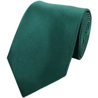 Fabio Farini Krawatte Grüne Herren Krawatten - Schlips mit Farbton Grün in 8cm (ohne Box, 1-St., Unifarben) Breit (8cm), Tannengrün