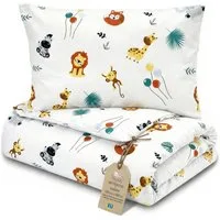 Totsy Baby Babybettwäsche Kinder Bettdecke ohne Bezug – Baby Decke und Kissen Set aus Baumwolle
