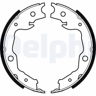 Delphi Bremsbacken hinten Lexus Nissan Renault Toyota