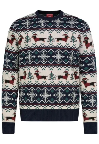 Authentic Style - SEFLQSBTdHJpY2twdWxsb3Zlcg== Blau - Gr. - L