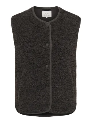 JDY - JDYSIMINA TEDDY WAISTCOAT OTW QIQ NOOS Chocolate Torte - Gr. - L