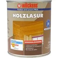 Wilckens Farben Holzschutzlasur Holzlasur LF Lasur, seidenglänzend, Teak, 750 ml