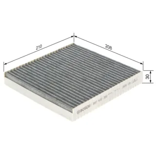 Bosch Aktivkohle-Innenraumfilter Renault Laguna Vel