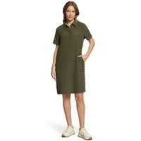 Cartoon Polokleid Damen mit Eingrifftaschen