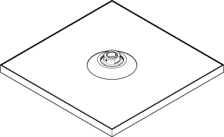 Hansgrohe Kopfbrause Raindance E 300 1jet mattschwarz 93230670
