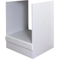 Flex-Well Herdumbauschrank Herdumbauschrank ohne Arbeitsplatte - 60 cm breit - Weiß – Nawa/Toska