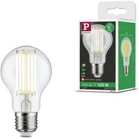 Paulmann LED-Leuchtmittel Eco-Line Filament 230V LED Birne E27 1er-Set 1521lm 7,2W 3000K Klar, E27, 1 St., Warmweiß