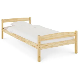 Idimex Einzelbett, Natur, Holz, Kiefer, Vintage, 90x200 cm, FSC Mix, Schlafzimmer, Betten