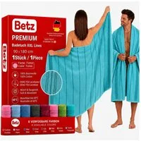 Betz Strandtuch Betz XXL Badetuch LINES Saunahandtuch Liegetuch 90x180 cm, 100% Baumwolle