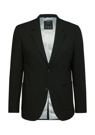 s.Oliver BLACK LABEL - Indoor-Sakko schwarz - Gr. - 46