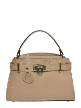 Isabella Rhea Beige Rindsledertasche