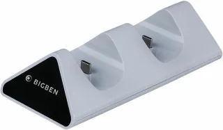 BigBen Dual Charger V2 Ladestation [für PlayStation 5 Controller] weiß/schwarz