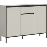 xonox.home Kommode Tron, Kaschmir Nachbildung Melamin beschichtet modern 136x101x38 cm