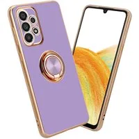 Cadorabo Handyhülle für Samsung Galaxy A33 5G Hülle Samsung Galaxy A33 5G, Schutzhülle - TPU Silikon Hülle - mit Kameraschutz und Ring