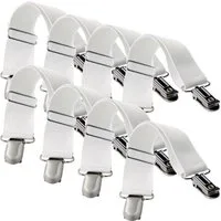 Matratzenauflage Bettlakenspanner im 8er-Pack, Uni
