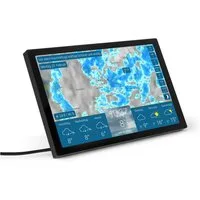 WetterOnline wetteronline home 4: Animiertes WetterRadar auf großem WetterDisplay Wetterstation (inkl. Netzteil, USB-Kabel und Schnellstart-Anleitung, neuen Radaransichten und Premium-Wetterdaten von WetterOnline)