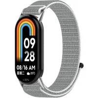 Wigento Smartwatch-Armband Für Xiaomi Smart Band 10 / 9 / 9 NFC Design Nylon Klettverschluss Band