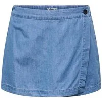 ONLY Jeansrock ONLLEA (1-tlg) Wickel-Design