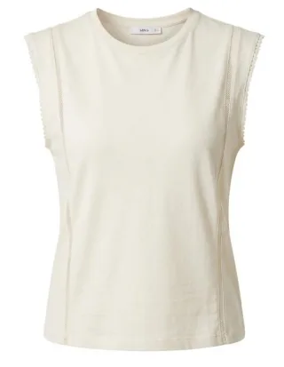 MANGO - T-SHIRT MAREA - 05/CRUDO - Gr. - XS