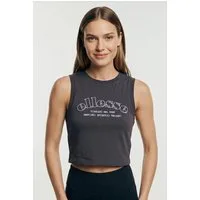 Ellesse Crop-Top BRIXEN CROP VEST sportlicher Stil, aus Baumwolle und Elasthan, Crop-Top-Schnitt