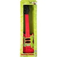 Rockgitarre ca. 40 Zentimeter mit Nylonsaiten für Kinder ab 3 Jahren rot