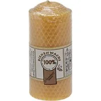 Steinhart Kerzen Bienenwachskerze 100% Bienenwachs Wabenkerze 120 x Ø 55 mm