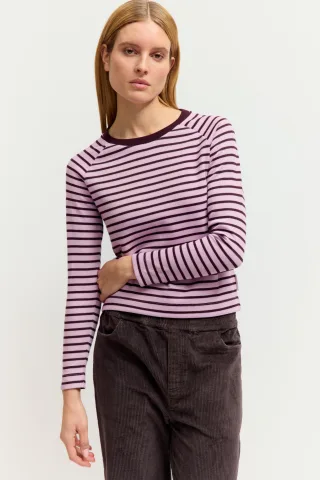THE FASHION PEOPLE - Striped Raglan Pullover - Gr. - XS