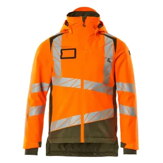MASCOT Herren Winterjacke ACCELERATE SAFE Hi-vis Orange / Moosgrün 5XL - 19335-231-1433-5XL