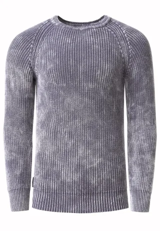 Verwaschener Strickpullover im Vintage Look
