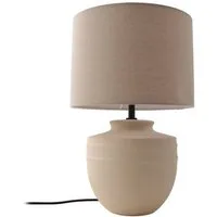 Lindby Tischleuchte Thalassia, Keramik Creme IP20, 1 x 15 W LED