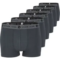 Stark Soul® Boxershorts Herren Boxershorts, Hipster im 6er Pack, Baumwoll-Unterhosen 6er-Pack