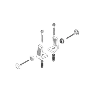 LAUFEN Wandbefestigung für Stand Waschtische mit Wandanschluss Palomba 81180.4, 89175.5, 89175500000 H8917550000001
