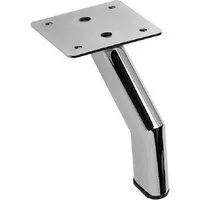 MS Beschläge Möbelfuß Stahl Möbelfuss Sofafuss Chrom glänzend Metallfuss