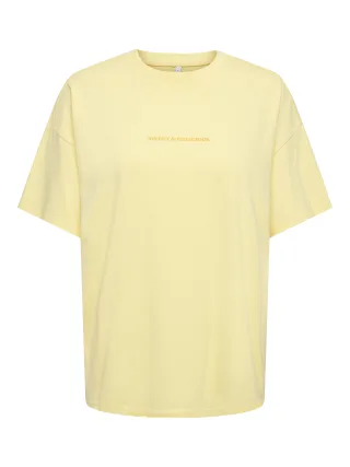 ONLY - ONLKINNA S/S OVERSIZE TOP BOX JRS Sunlight - Gr. - XL