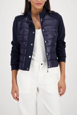 monari - Steppjacke mit Neopren marine - Gr. - 44