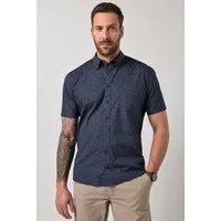 JP1880 Kurzarmhemd Hemd Halbarm Buttondown-Kragen Alloverprint