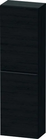 Duravit D-Neo Halbhochschrank Eiche Schwarz Matt 400x240x1320 mm - DE1318LBD160000 DE1318LBD160000