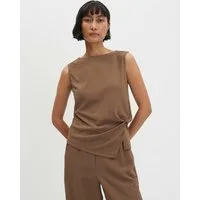 someday Shirttop Kireya aus Jersey mit Knotendetail Mit femininem Knotendetail für eine moderne Silhouette